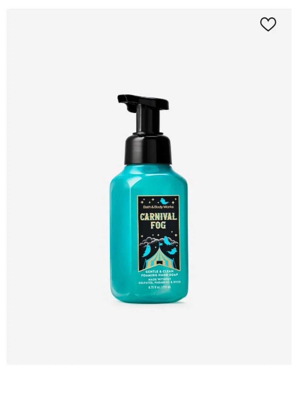 🎪🎪Bath & Body Works Carnival Fog Foaming Hand Soap 🎪🎪